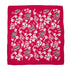 CHANEL COCOMARK FLOWER SCARF WHITE PINK SILK 90326790