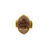 VINTAGE CHANEL COCOMARK LOGO COLOR STONE RING GOLD ACCESSORY 99A 90322162