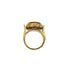 VINTAGE CHANEL COCOMARK LOGO COLOR STONE RING GOLD ACCESSORY 99A 90322162