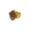 VINTAGE CHANEL COCOMARK LOGO COLOR STONE RING GOLD ACCESSORY 99A 90322162