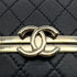 CHANEL COCOMARK MATELASSE CHAIN SHOULDER BAG BLACK LAMB SKIN GOLD HARDWARE 90319990