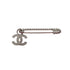 CHANEL COCOMARK PIN BROOCH RHINESTONE PINK SILVER ACCESSORY 02P 90321020