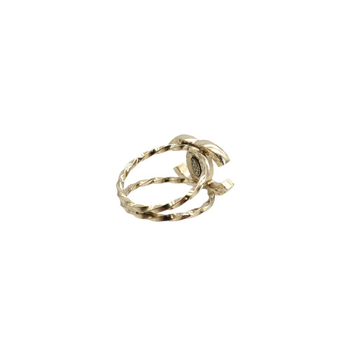 CHANEL COCOMARK RING RED GOLD RESIN ACCESSORY 10C 90330667