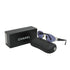 VINTAGE CHANEL COCOMARK SUNGLASSES BLACK SILVER EYEWEAR 90339427