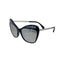 CHANEL COCOMARK SUNGLASSES BUTTERFLY SHAPE BLACK SILVER EYEWEAR 90321771