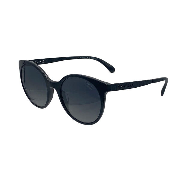 CHANEL COCOMARK SUNGLASSES LOGO BLACK EYEWEAR 90321072