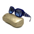 CHANEL COCOMARK SUNGLASSES NAVY EYEWEAR 90325787
