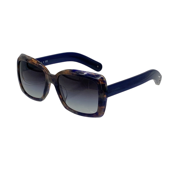 CHANEL COCOMARK SUNGLASSES NAVY EYEWEAR 90325803