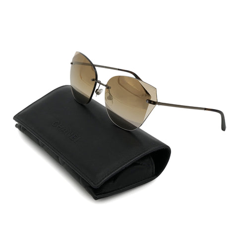 CHANEL COCOMARK SUNGLASSES TORTOISESHELL BROWN EYEWEAR 90325273