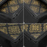 CHANEL CAMELLIA PATTERN METALLIC PRINT TURNLOCK CHAIN SHOULDER BAG BLACK LEATHER GOLD HARDWARE 90344459