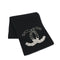 CHANEL COCOMARK WINTER SCARF RHINESTONE BLACK CASHMERE ACCESSORY 90311998
