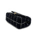 CHANEL COCO BALL MINI MATELASSE CHAIN SHOULDER BAG BLACK WHITE TWEED GOLD HARDWARE 90318755