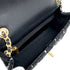 CHANEL COCO BALL MINI MATELASSE CHAIN SHOULDER BAG BLACK WHITE TWEED GOLD HARDWARE 90318755
