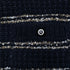 CHANEL COCO BUTTON BORDER TWEED LONG COAT BLACK GOLD WOOL 38 P64 RTW 90324155