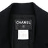 CHANEL COCO BUTTON JACKET BLACK WOOL 38 07A RTW 90323522