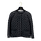 CHANEL COCO BUTTON QUILTED LEATHER JACKET BLACK LAMB SKIN 38 P46 RTW 90319630