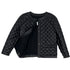CHANEL COCO BUTTON QUILTED LEATHER JACKET BLACK LAMB SKIN 38 P46 RTW 90319630