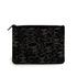 CHANEL COCOMARK STUDDED CLUTCH BAG BLACK CANVAS 90335789