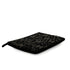 CHANEL COCOMARK STUDDED CLUTCH BAG BLACK CANVAS 90335789