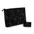 CHANEL COCOMARK STUDDED CLUTCH BAG BLACK CANVAS 90335789