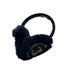 CHANEL EARMUFFS COCOMARK BLACK GOLD RABBIT FUR 90319709