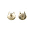 CHANEL EARRINGS CAT MOTIF COCOMARK BLACK ACCESSORY D19V 90313538