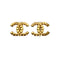 CHANEL EARRINGS COCOMARK GOLD ACCESSORY 02A 90321140