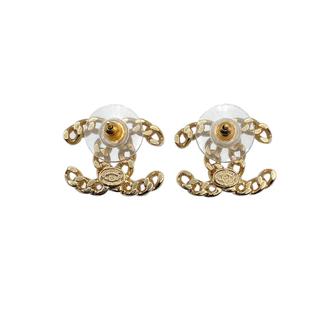 CHANEL EARRINGS COCOMARK GOLD ACCESSORY 16B 90312679