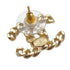 CHANEL EARRINGS COCOMARK GOLD ACCESSORY 16B 90312679