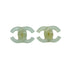 CHANEL EARRINGS COCOMARK GREEN ACCESSORY 01P 90334884