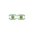 CHANEL EARRINGS COCOMARK GREEN CLEAR ACCESSORY 01P 90341468