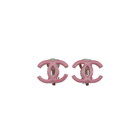 CHANEL EARRINGS COCOMARK PINK ACCESSORY 04P 90330688