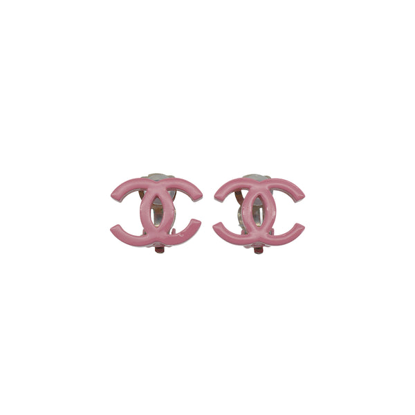 CHANEL EARRINGS COCOMARK PINK ACCESSORY 04P 90330688