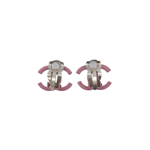 CHANEL EARRINGS COCOMARK PINK ACCESSORY 04P 90330688