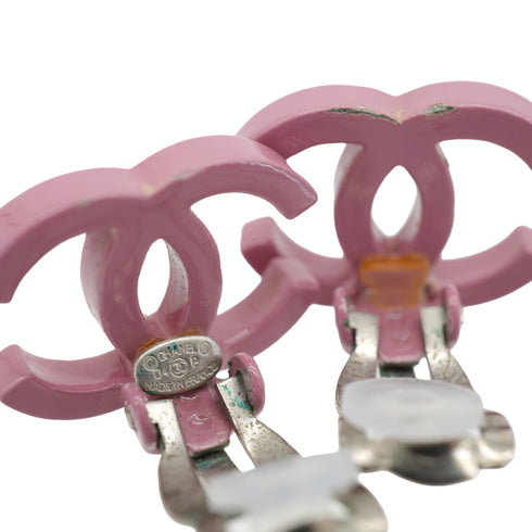 CHANEL EARRINGS COCOMARK PINK ACCESSORY 04P 90330688