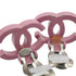 CHANEL EARRINGS COCOMARK PINK ACCESSORY 04P 90330688