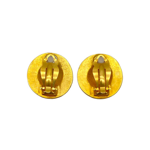 CHANEL EARRINGS COCOMARK ROUND ACCESSORY 04A 90325785
