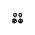 CHANEL EARRINGS COCOMARK SWING GOLD BLACK ACCESSORY 00A 90348348