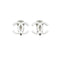 CHANEL EARRINGS COCOMARK WHITE ACCESSORY 04C 90321030