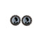 CHANEL EARRINGS MADEMOISELLE SILVER ACCESSORY 03P 90321139
