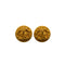 CHANEL EARRINGS ROUND COCOMARK GOLD ACCESSORY 04A 90338386