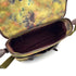 CHANEL EMBROIDERY GRAFFITI SHOULDER MESSENGER BAG KHAKI CANVAS LEATHER 90325599