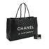 CHANEL ESSENTIAL TOTE BAG BLACK LAMB SKIN 90343980