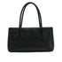 CHANEL EXECUTIVE TOTE SHOULDER BAG BLACK LEATHER SILVER HARDWARE 90333744