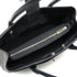 CHANEL EXECUTIVE TOTE SHOULDER BAG BLACK LEATHER SILVER HARDWARE 90333744