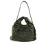 CHANEL FAUX FUR 2WAY CHAIN HAND SHOULDER BAG KHAKI SILVER HARDWARE 90346120