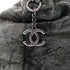 CHANEL FAUX FUR 2WAY CHAIN HAND SHOULDER BAG KHAKI SILVER HARDWARE 90346120