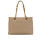 CHANEL GST BIG COCO CHAIN TOTE BAG BEIGE CAVIAR SKIN GOLD HARDWARE 90344089