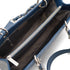 CHANEL GST BIG COCO CHAIN TOTE BAG BLUE CAVIAR SKIN SILVER HARDWARE 90346123