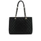 CHANEL GST BIG COCO TOTE BAG BLACK CAVIAR SKIN SILVER HARDWARE 90343613